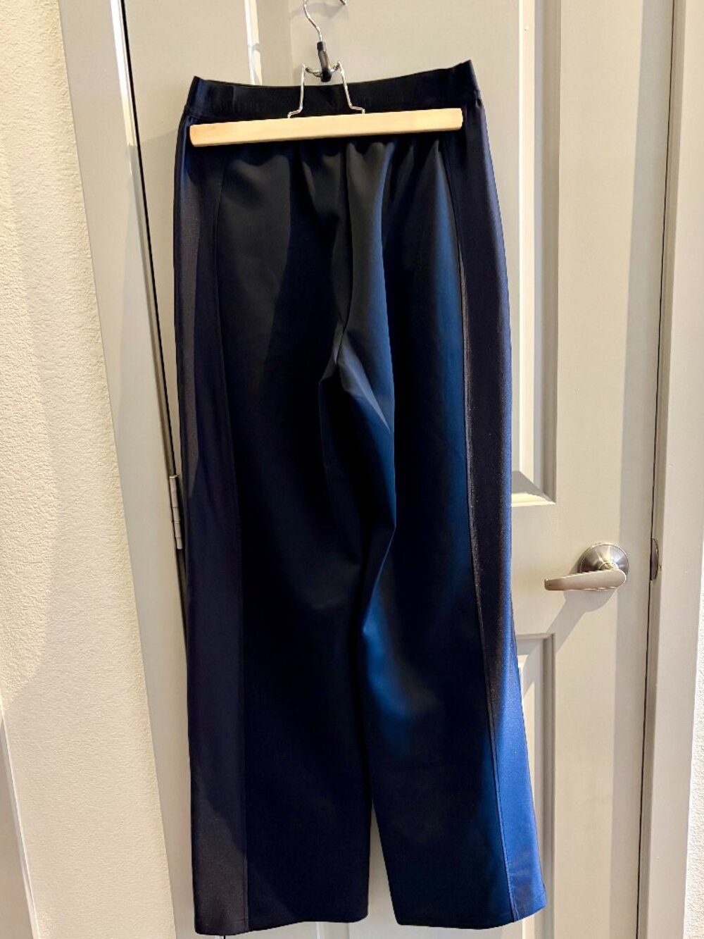 Bandier Wide-Leg Pants with Contrast Trim Size XS